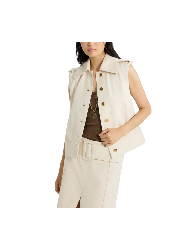 Sleeveless Denim Jacket