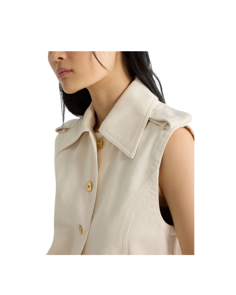 Sleeveless Denim Jacket