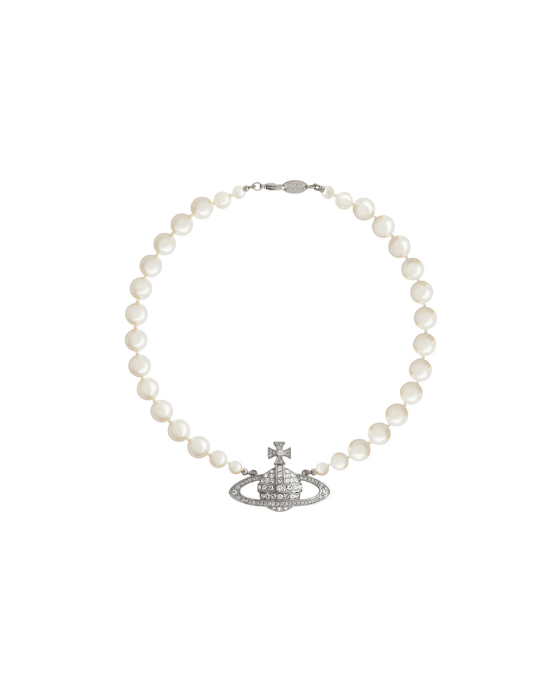 One Row Pearl Bas Relief W2