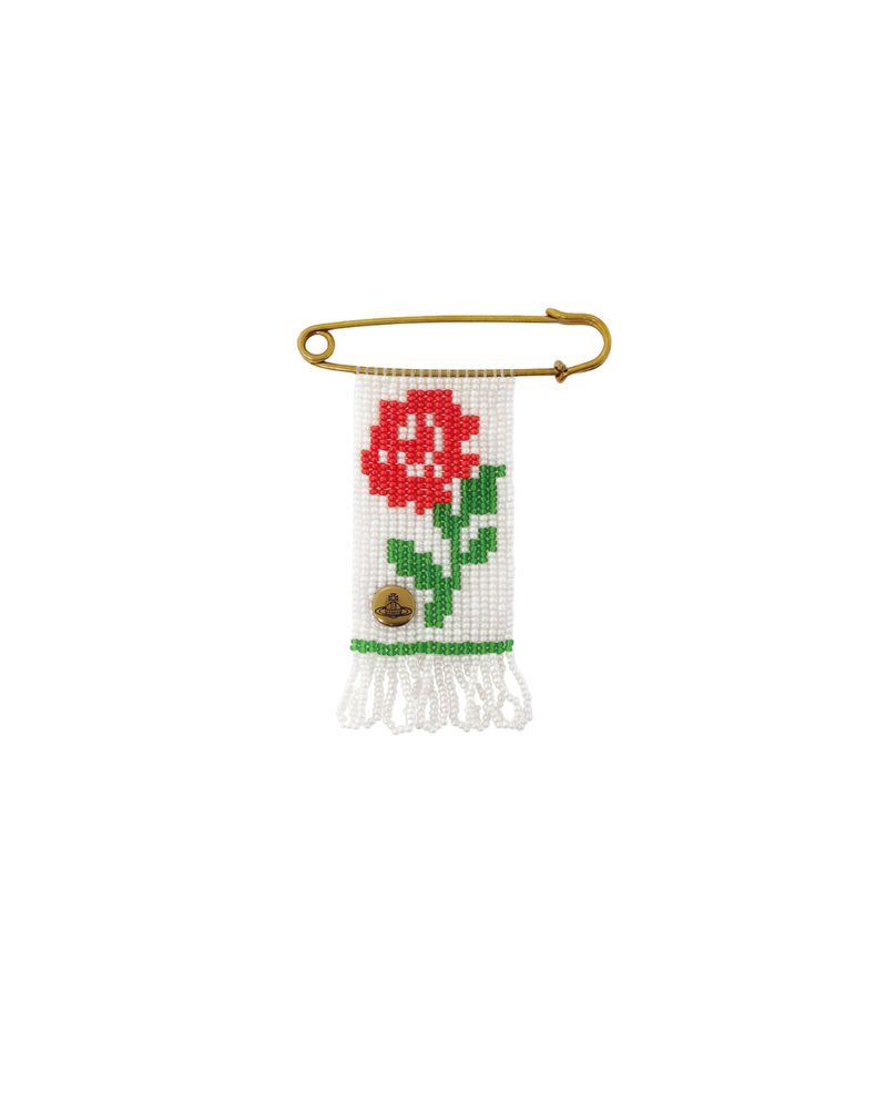 Rose Beaded Charm