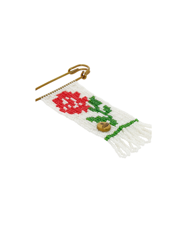 Rose Beaded Charm