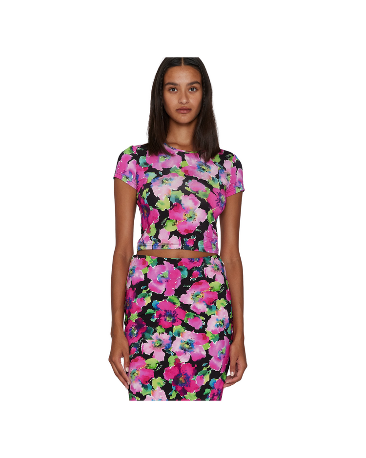 Silky Jersey Crop Top