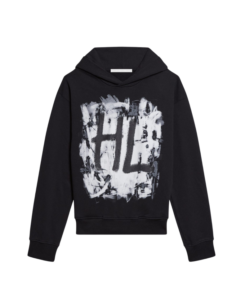 Black Scribble Hoodie