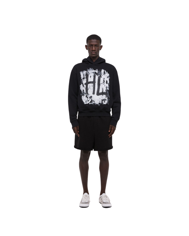 Black Scribble Hoodie