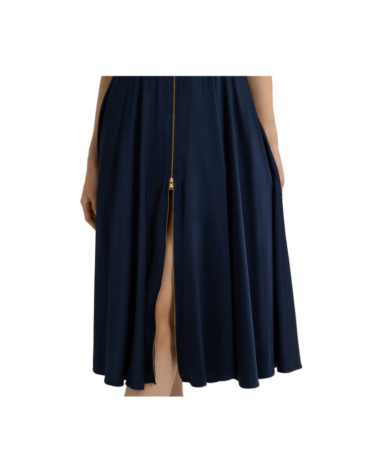 Halterneck Volume Dress