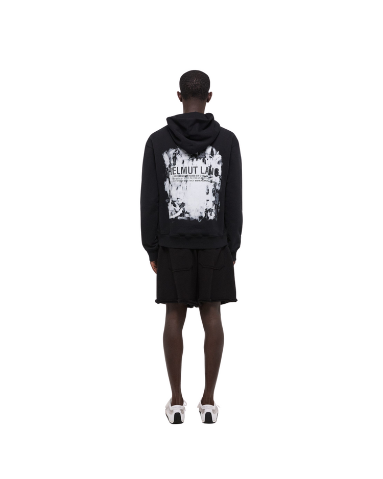 Black Scribble Hoodie