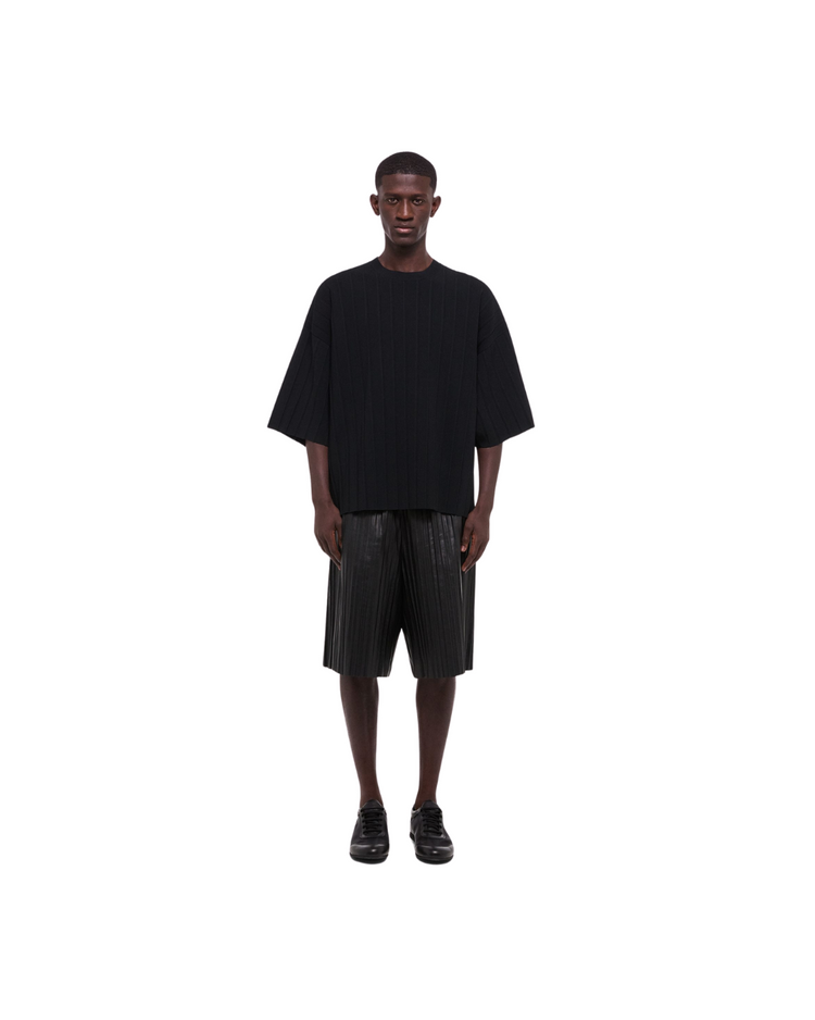 Oversized Pleated Tee