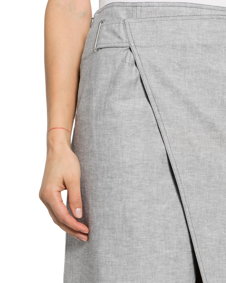 Maxi Wrap Skirt Castlerock Comb