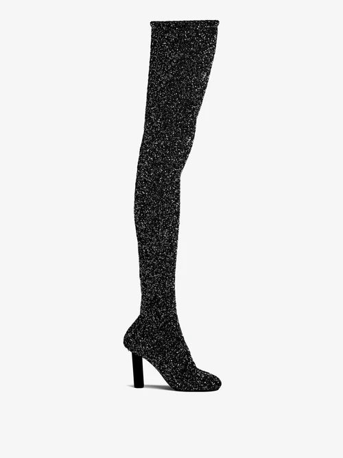 Glint Over The Knee Boots