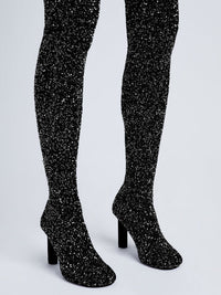 Glint Over The Knee Boots