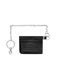 Flat Card Holder With Chain