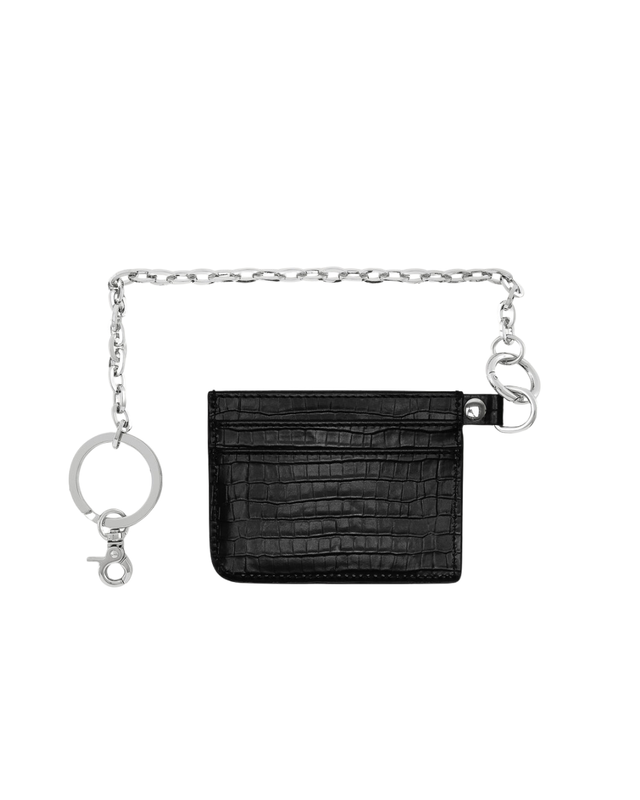 Flat Card Holder With Chain