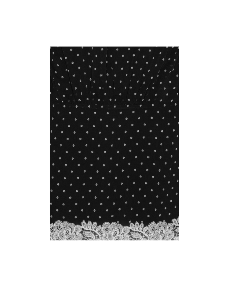 Minidress Ls Lace Detail