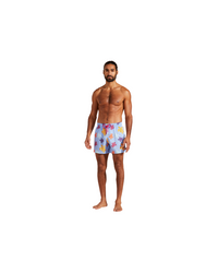 Men Stretch Short Swim Shorts Tortues Multicolores