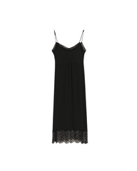 Slip Dress W/ Lace Trim