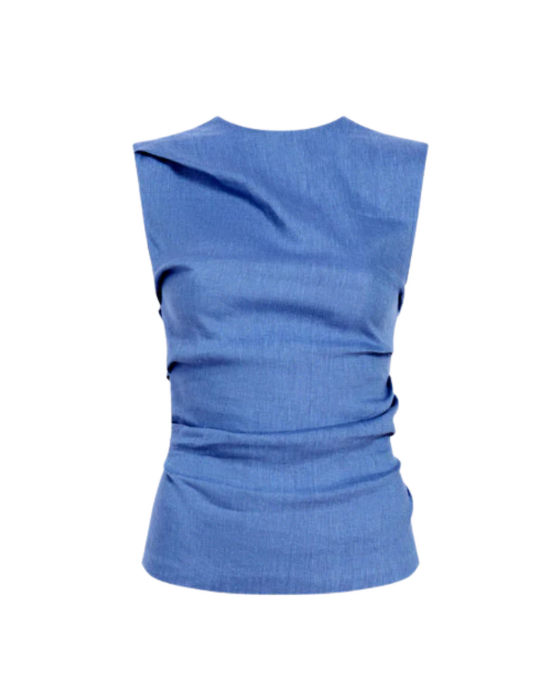 Anoushka Top in Linen Slub