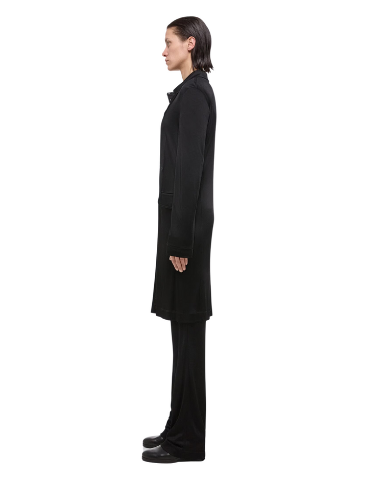 Jersey Classic Coat Black