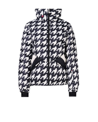 Houndstooth Ski Duvet Down Jacket