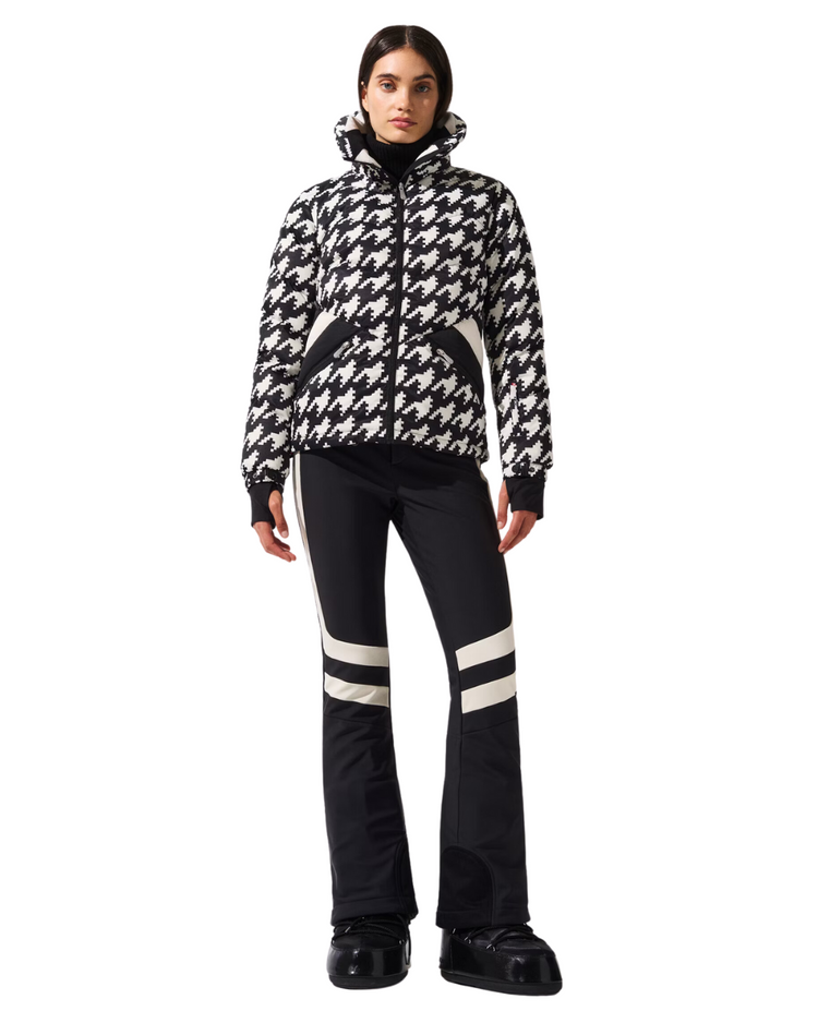 Houndstooth Ski Duvet Down Jacket