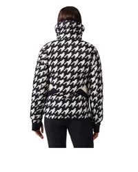 Houndstooth Ski Duvet Down Jacket