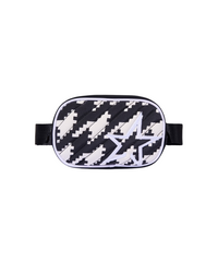 Houndstooth Star Belt Bag