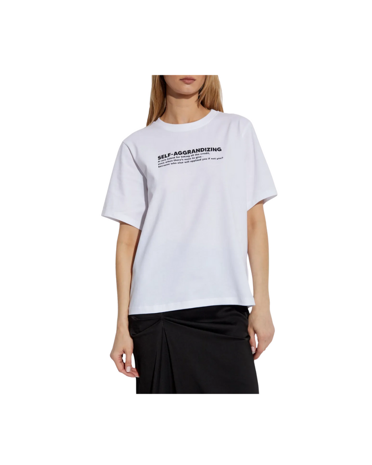 Slogan Tee Self Aggrandizing