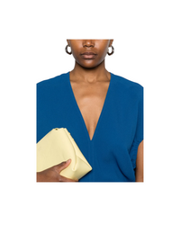 Blouson Detail Midi Dress