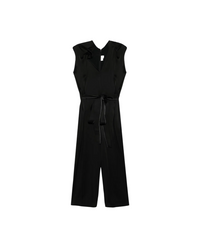 Draped Pleat Detail Jumpsuit