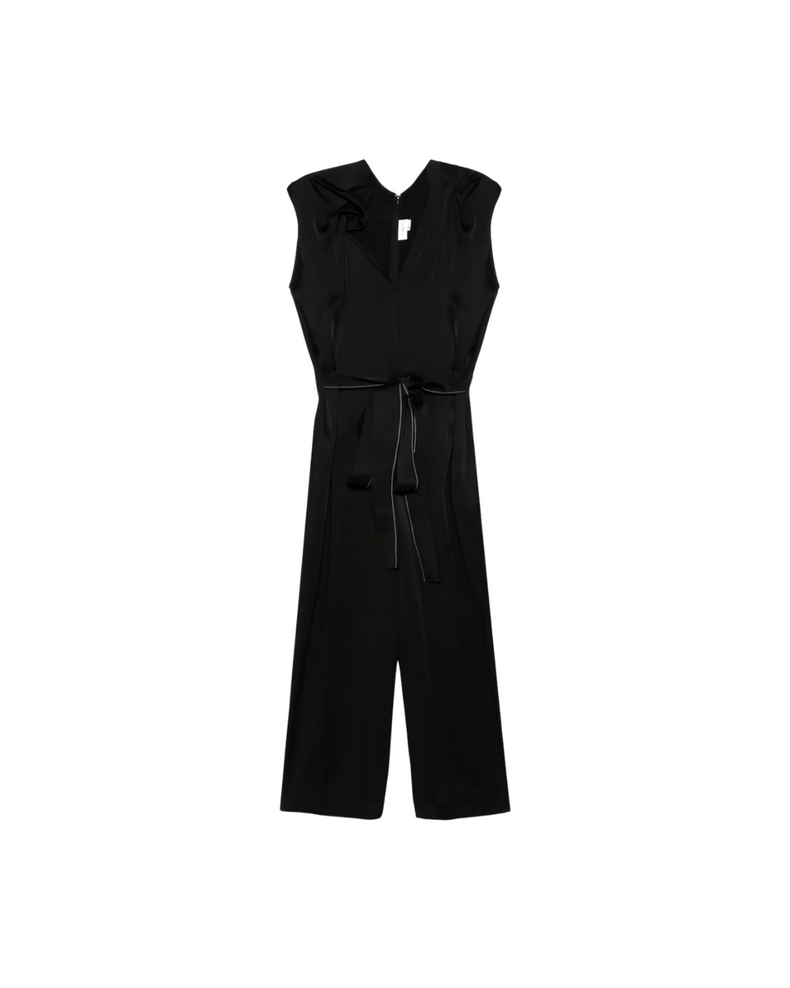 Draped Pleat Detail Jumpsuit