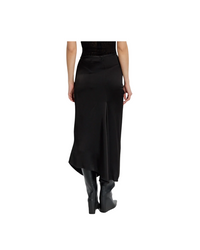 Draped Pleat Detail Skirt