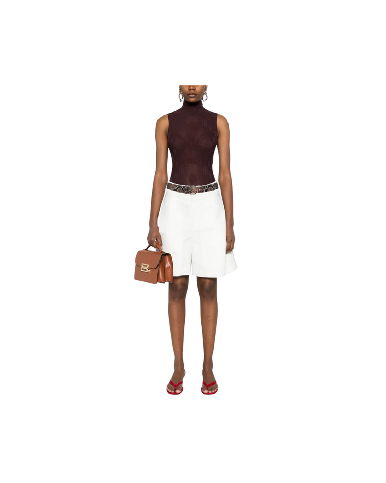 Fold Detail Straight Leg Culotte