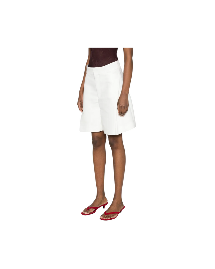 Fold Detail Straight Leg Culotte