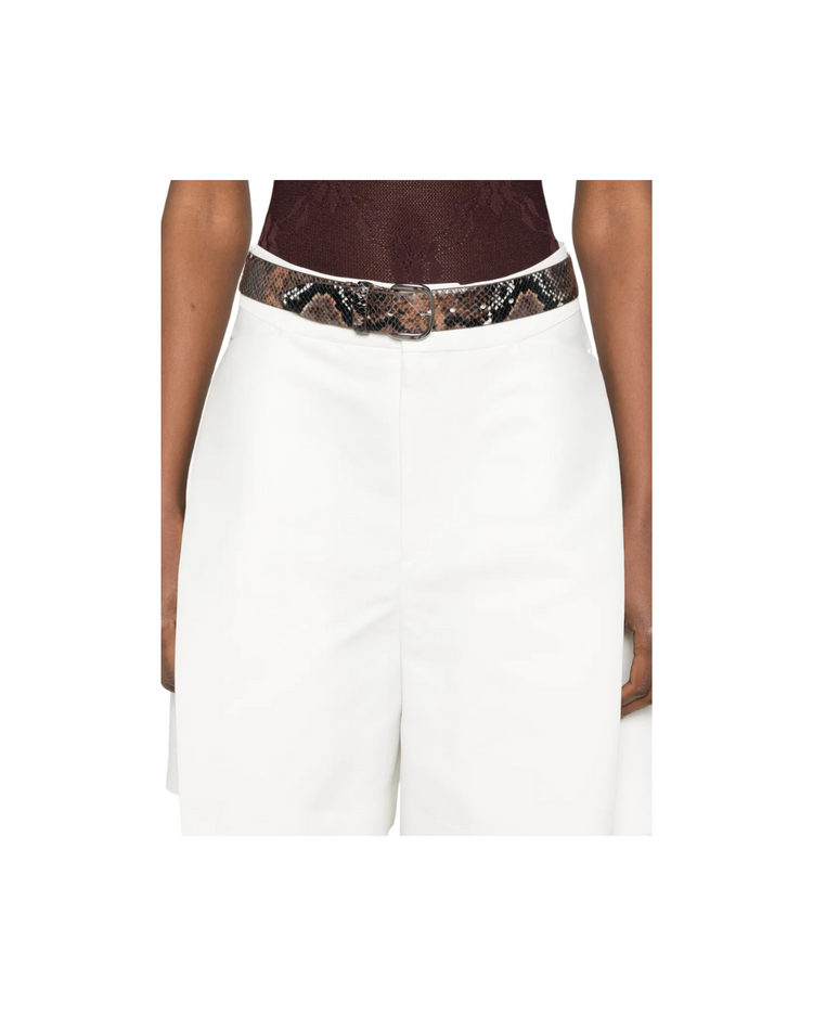 Fold Detail Straight Leg Culotte