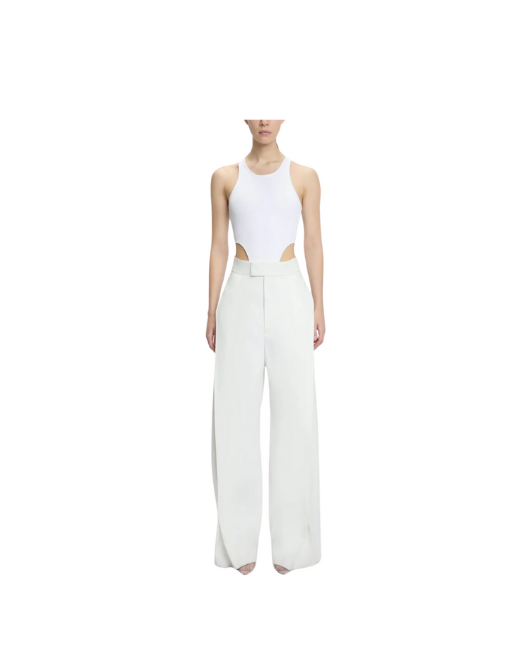 Wide Leg Pleat Detail Trouser