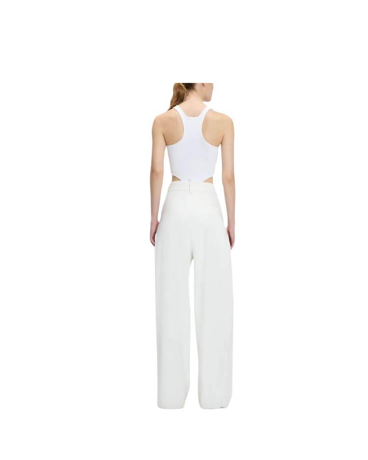 Wide Leg Pleat Detail Trouser