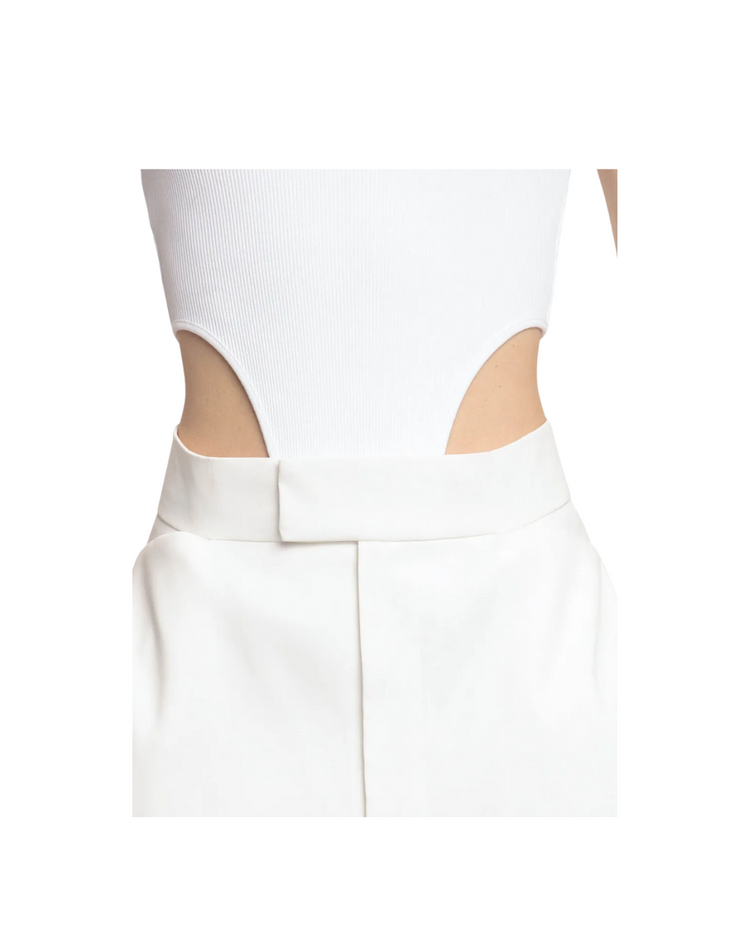 Wide Leg Pleat Detail Trouser