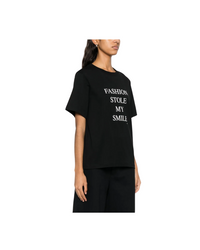 Slogan Tee 'Fashion Stole My Smile'