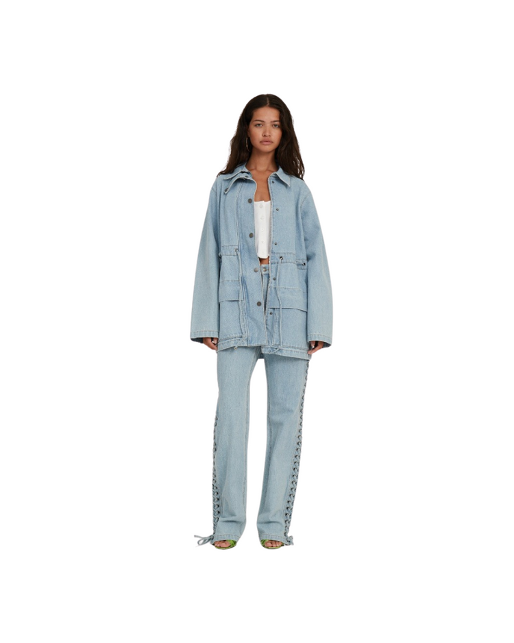 Laced Denim Jacket