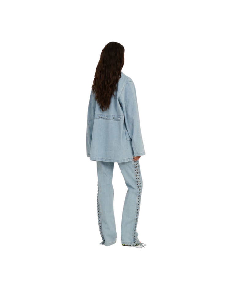Laced Denim Jacket