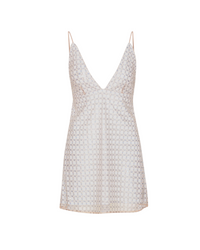 Beaded A-Line Mini Dress