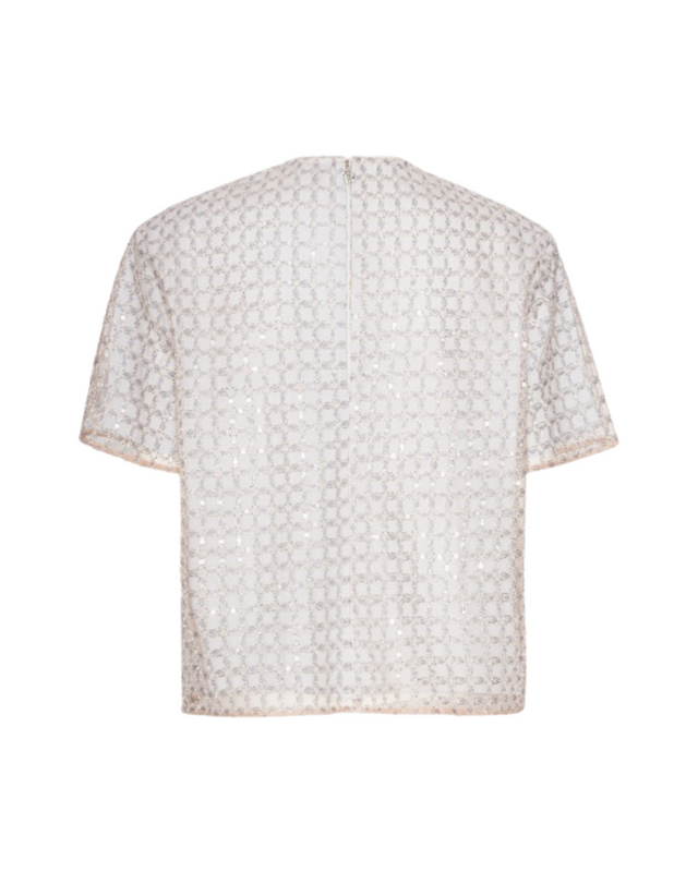 Beaded Oversized Top