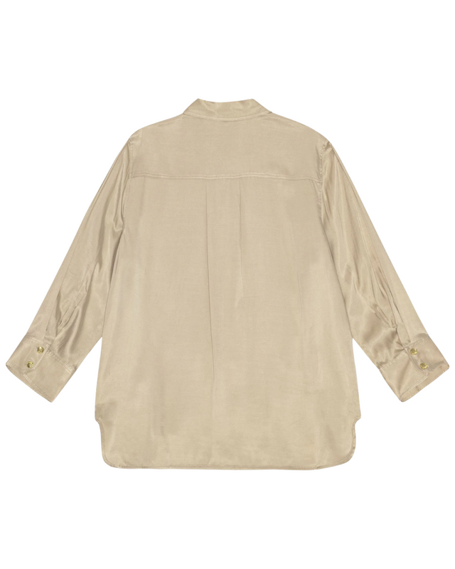 Washed Satin Shirt