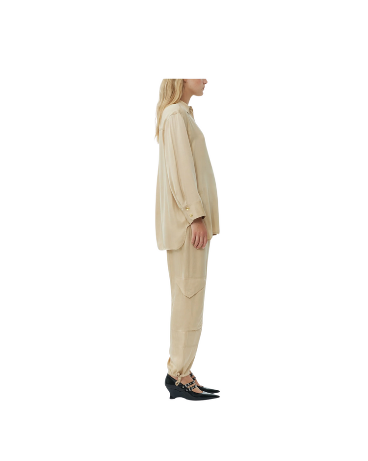 Washed Satin Shirt