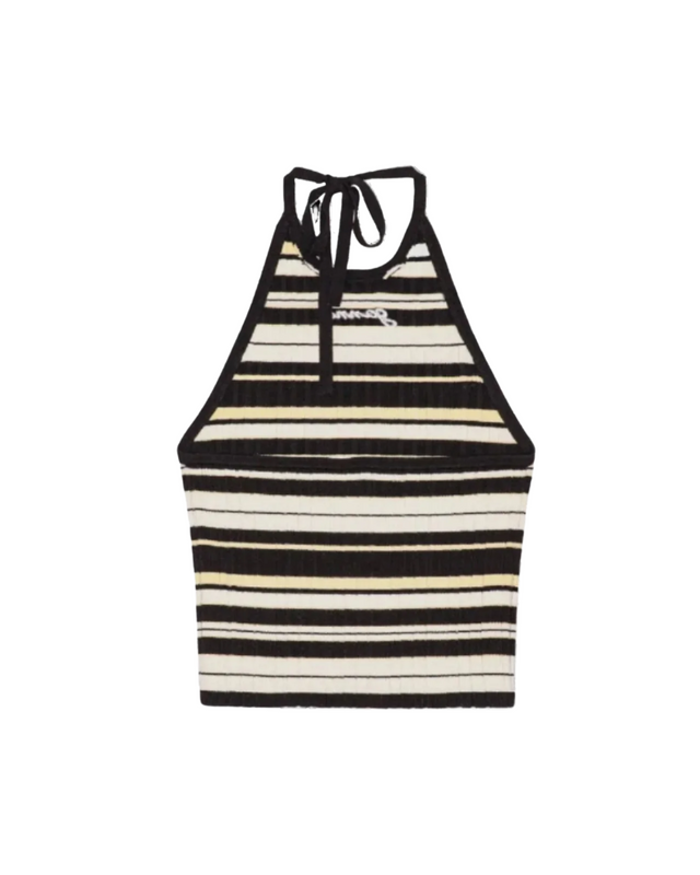 Future Viscose Rib Halterneck Top