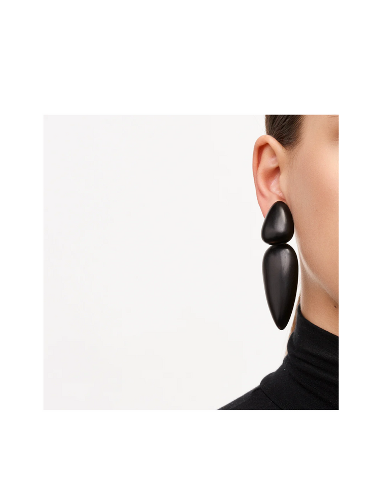 Sao Paulo Earrings: Kamagong