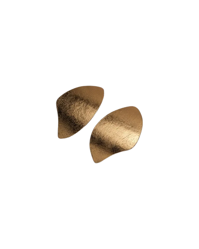 Lora Earrings: Acacia, Goldfoil