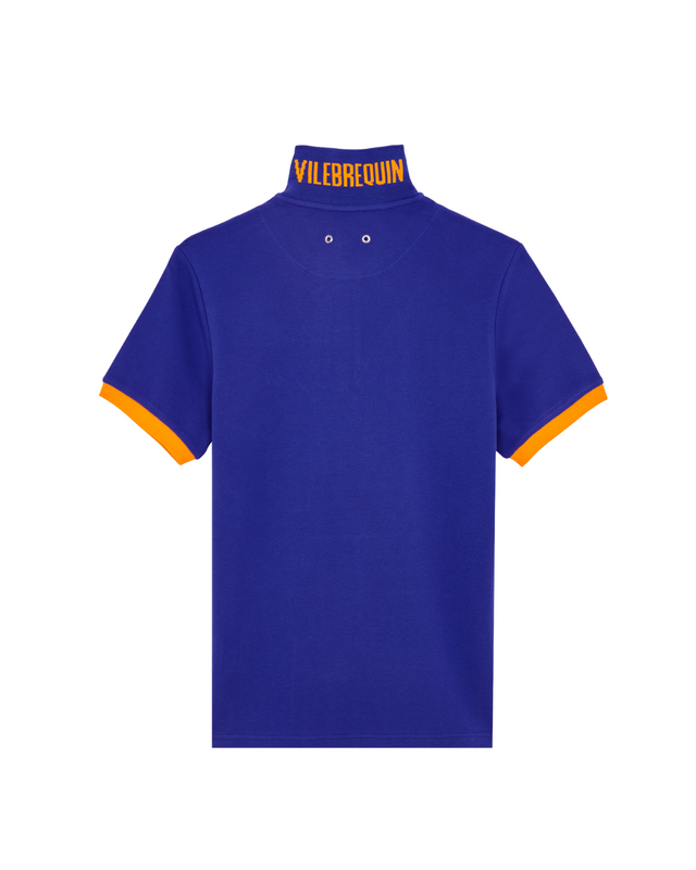 Men Organic Cotton Pique Polo Shirt Solid