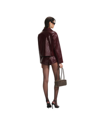Burgundy Leather Jacket