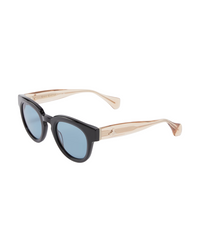 Miller Round Frame Sunglasses Black