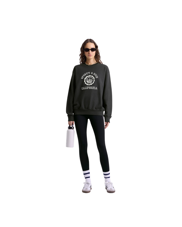 California Emblem Crewneck - Faded Black